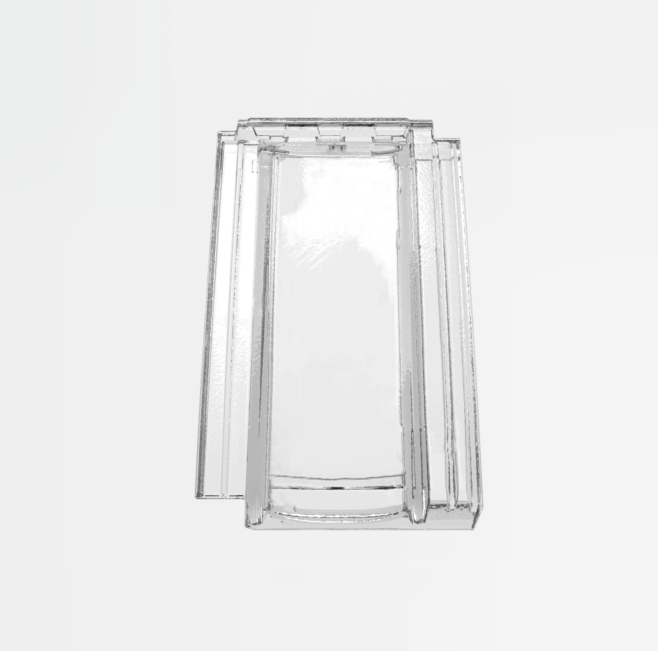 Glasziegel Flachschiebeziegel