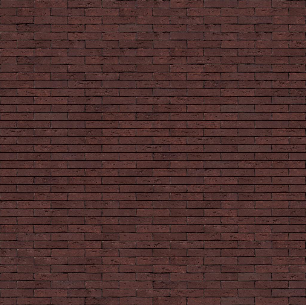 Dunkelrote Ziegelsteinwand mit gleichmaessigem Muster