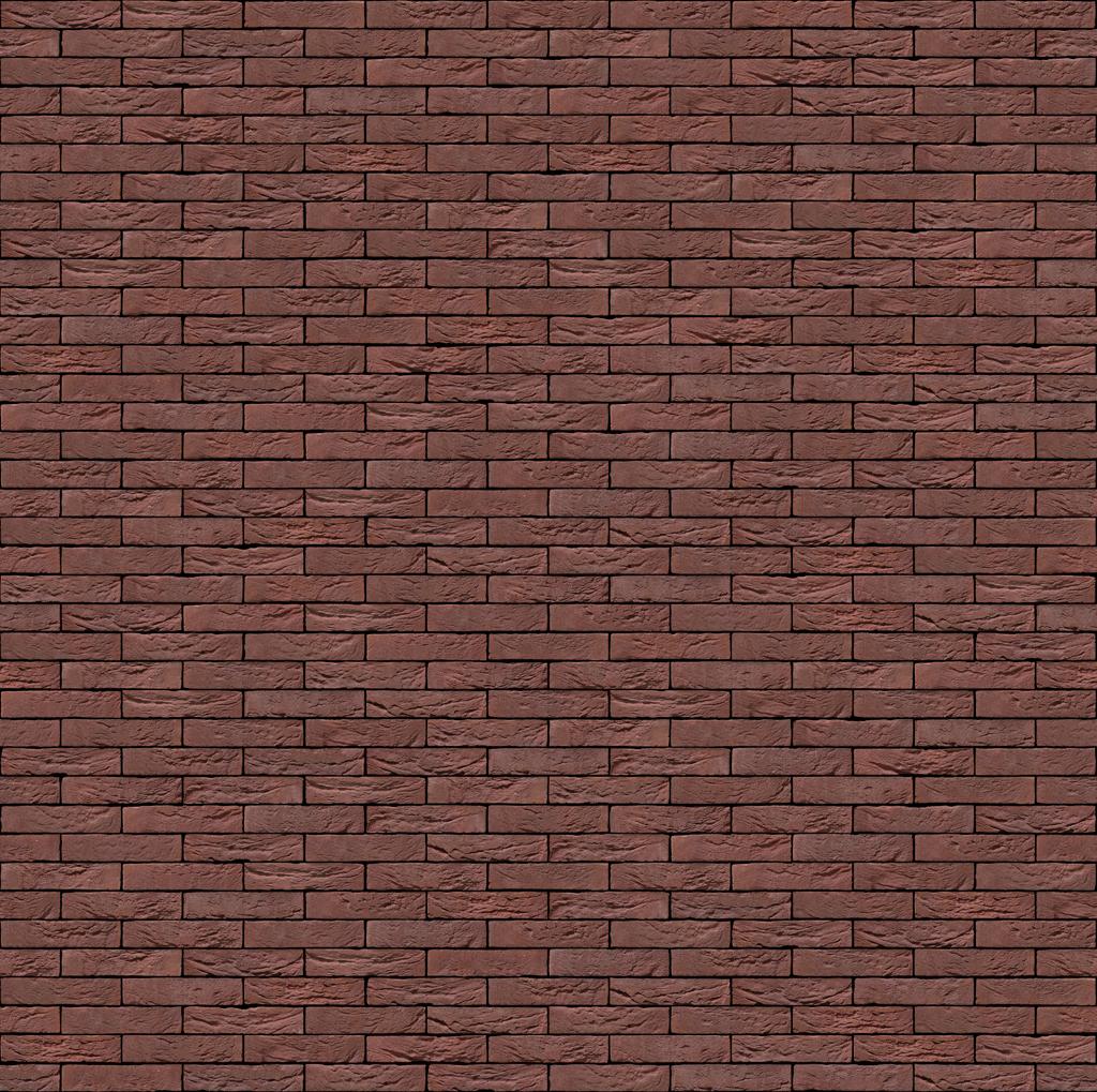 Rote Backsteinmauer mit gleichmaessigem Muster