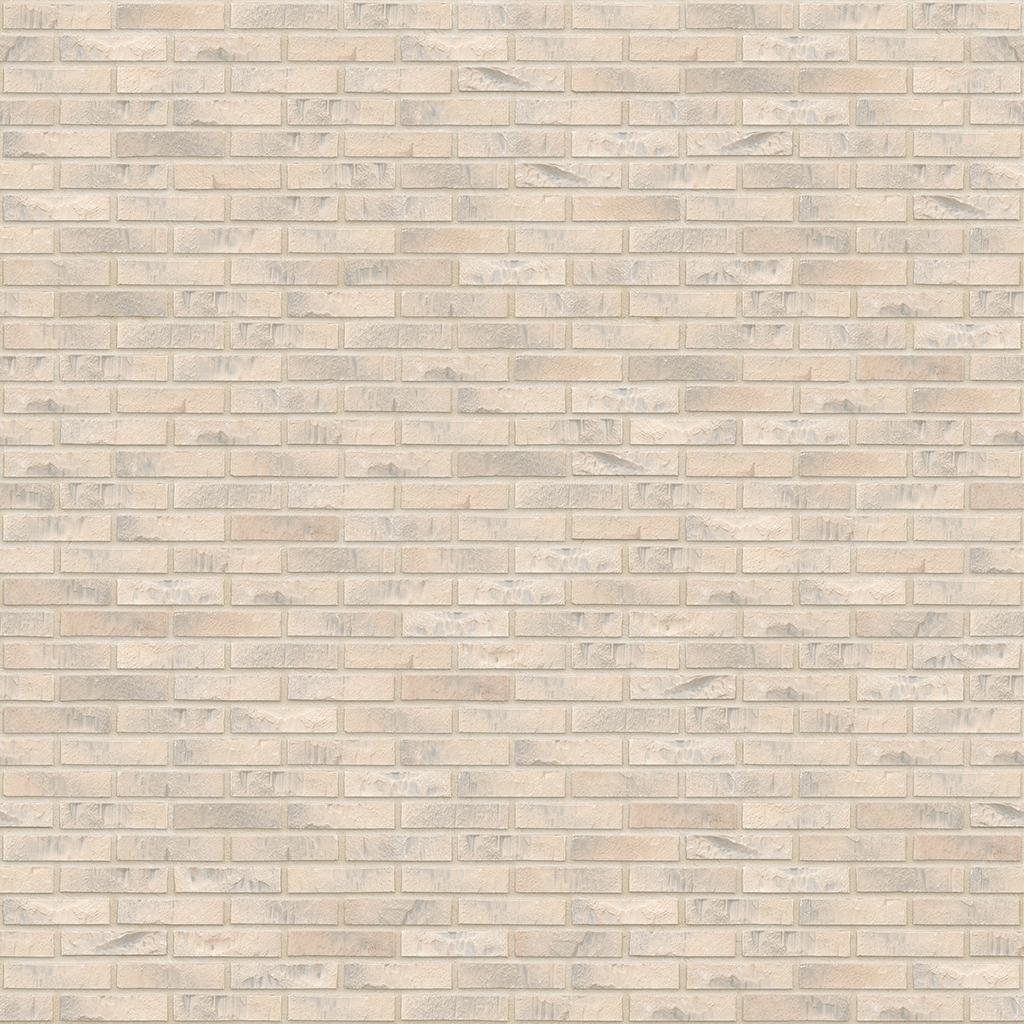 Beige Ziegelsteinwand mit gleichmaessigem Muster