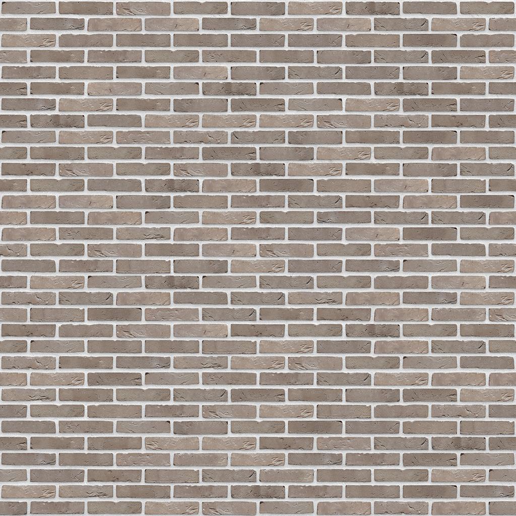 Mauer aus grauen Ziegelsteinen, regelmaessig gemustert